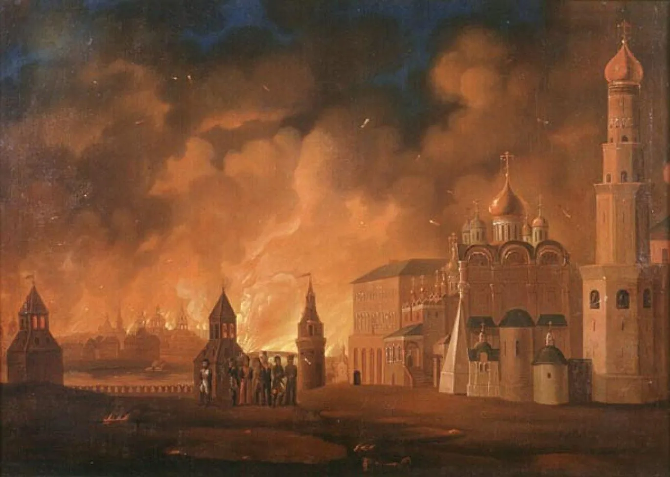 Fire of Moscow historical image 1