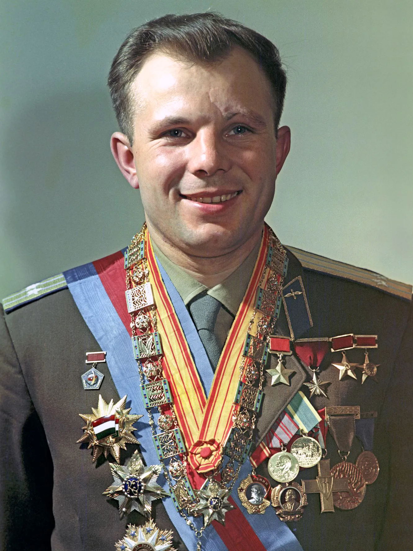 Yuri Gagarin in space (12 April 1961)